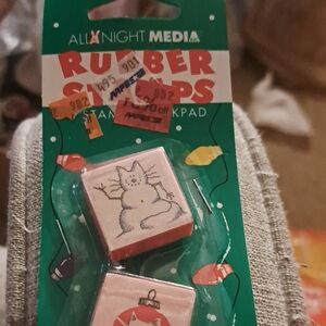 All Night Media Rubber Stamps - Cat Design